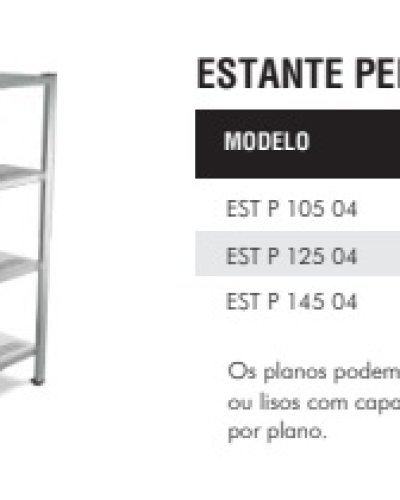 ESTANTE PERFURADA